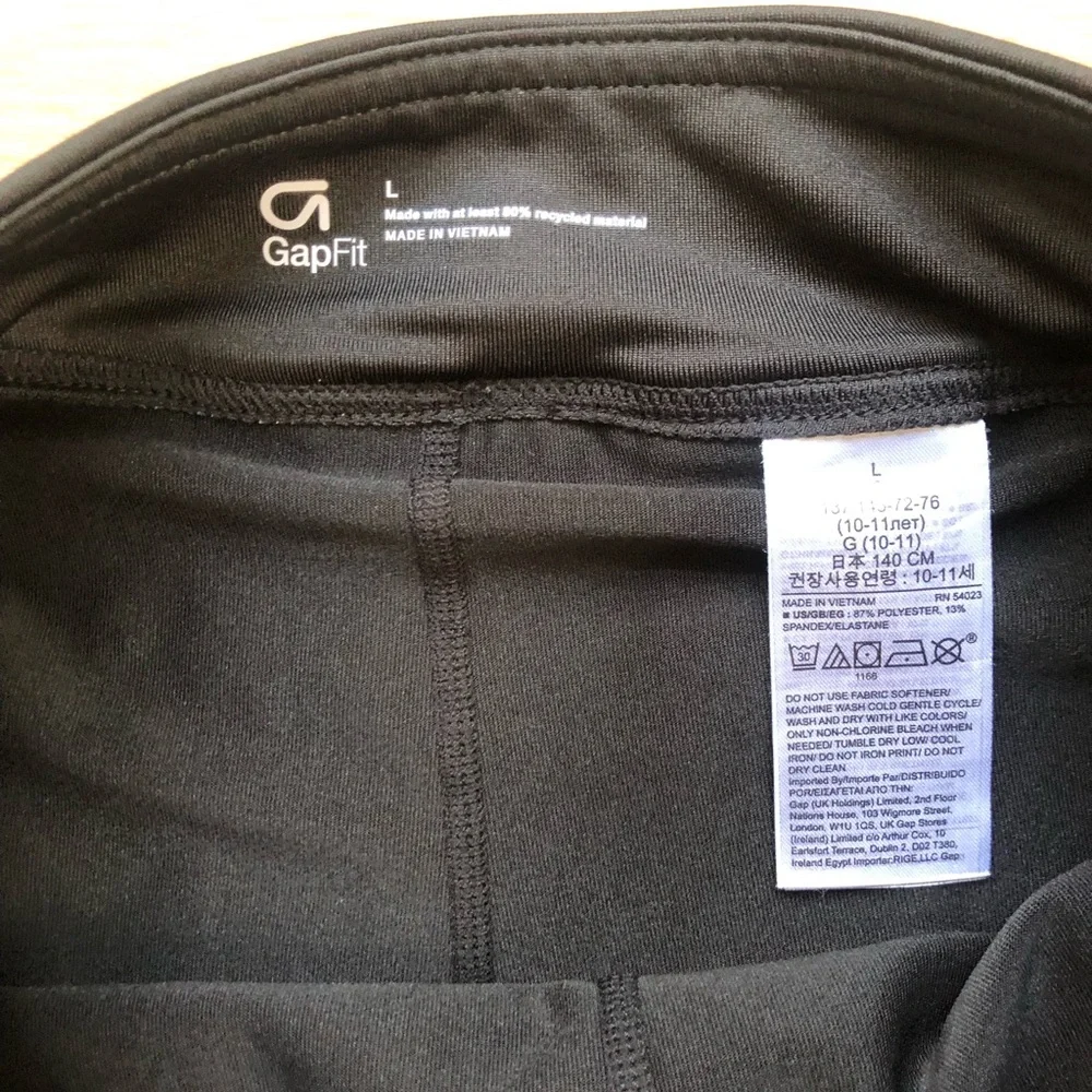 GAP Black Pleated Tennis Skirt Large